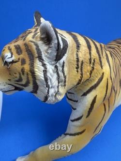 The Franklin Mint On the Prowl Statue Collectable Ceramic Orange Tiger Big Cat