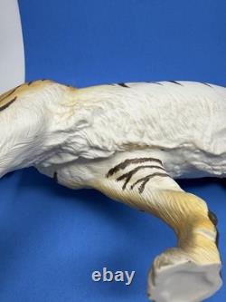 The Franklin Mint On the Prowl Statue Collectable Ceramic Orange Tiger Big Cat