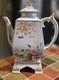The Franklin Mint Porcelain Floral Lidded Square Coffee Pot White 1992