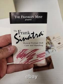 The Franklin Mint Porcelain Portrait Doll Frank Sinatra New