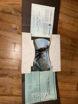 The Franklin Mint Porcelain Wildlife Collector Plates with COA