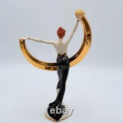 The Franklin Mint Promise Of Gold Figurine Fine Porcelain Hand Painted