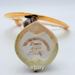 The Franklin Mint Promise Of Gold Figurine Fine Porcelain Hand Painted