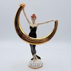The Franklin Mint Promise Of Gold Figurine Fine Porcelain Hand Painted