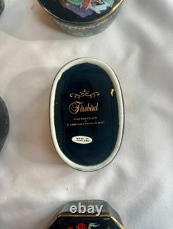 The Franklin Mint Set of 12 Porcelain Music Boxes Russian Ballet 1988