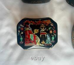 The Franklin Mint Set of 12 Porcelain Music Boxes Russian Ballet 1988