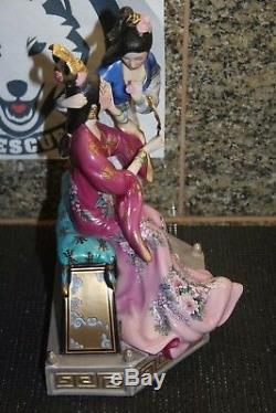 The Franklin Mint Sisters Of Spring By Caroline Young Porcelain Figurine L/e
