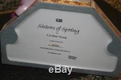 The Franklin Mint Sisters Of Spring By Caroline Young Porcelain Figurine L/e