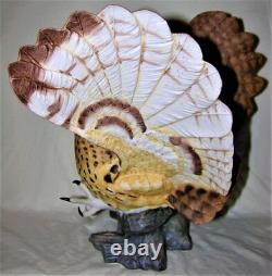 The Franklin Mint THE EAGLE OWL Hand Painted Fine Porcelain Figurine