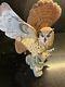 The Franklin Mint THE EAGLE OWL Hand Painted Fine Porcelain Figurine & Owl Vtg