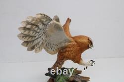 The Franklin Mint THE SCREECH OWL Hand Painted Fine Porcelain Figurine