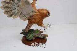 The Franklin Mint THE SCREECH OWL Hand Painted Fine Porcelain Figurine