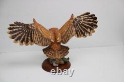The Franklin Mint THE SCREECH OWL Hand Painted Fine Porcelain Figurine