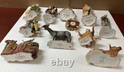 The Franklin Mint The Nativity By Gianni Benvenuti 1989 Orig. Boxes 14 Pieces