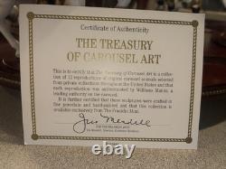 The Franklin Mint The Treasury of Carousel Art 1988 Goat by William Manns