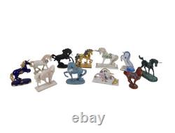 The Franklin Mint Treasury Of Unicorns Retired Figurines Z1 Collection Set Of 11