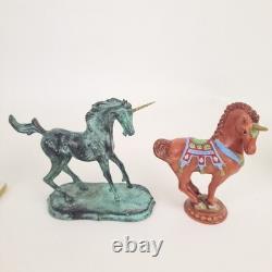The Franklin Mint Treasury Of Unicorns Retired Figurines Z1 Collection Set Of 11