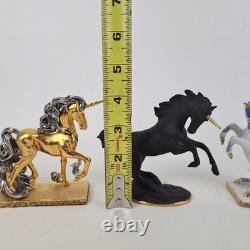 The Franklin Mint Treasury Of Unicorns Retired Figurines Z1 Collection Set Of 11
