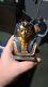 The Franklin Mint Vintage King Tut Porcelain/24 Kt Gold Funerary Mask 1989