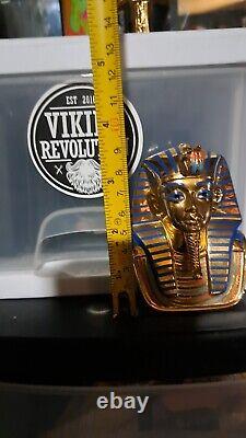 The Franklin Mint Vintage King Tut Porcelain/24 Kt Gold Funerary Mask 1989