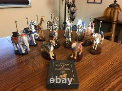 The Franklin Mint World of Treasury of Carousel Art Collection, 12 Figurines