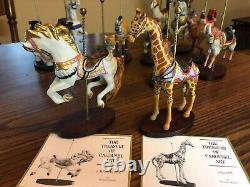 The Franklin Mint World of Treasury of Carousel Art Collection, 12 Figurines