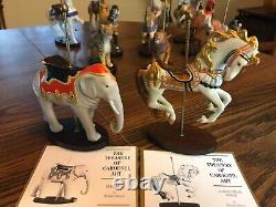 The Franklin Mint World of Treasury of Carousel Art Collection, 12 Figurines