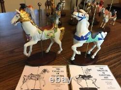 The Franklin Mint World of Treasury of Carousel Art Collection, 12 Figurines