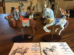 The Franklin Mint World of Treasury of Carousel Art Collection, 12 Figurines