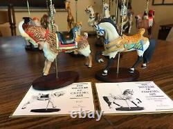 The Franklin Mint World of Treasury of Carousel Art Collection, 12 Figurines