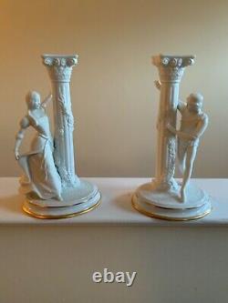 The Franklin mint romeo and juliet candle sticks