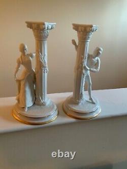 The Franklin mint romeo and juliet candle sticks