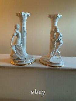 The Franklin mint romeo and juliet candle sticks