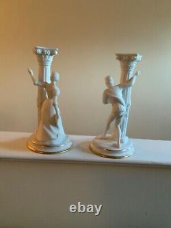 The Franklin mint romeo and juliet candle sticks