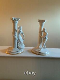 The Franklin mint romeo and juliet candle sticks