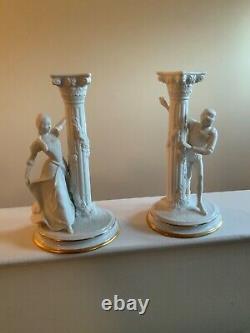 The Franklin mint romeo and juliet candle sticks