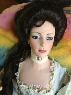The Gibson Girl Boudoir Porcelain Doll Franklin Heirloom Mint Vintage rare