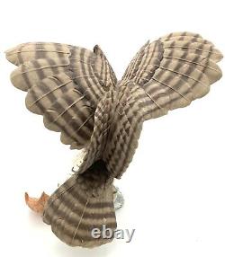 The Great Horned Owl 14 Franklin Mint Collection 1988, Cert. Of Authenticity
