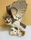 The Great Horned Owl by The Franklin Mint Hand Painted Porcelain Statue 1988