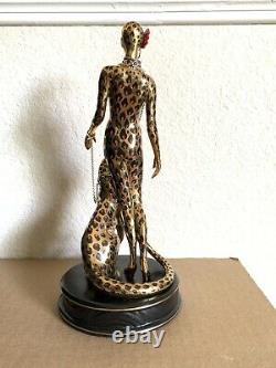 The House Of Erte Leopard, Franklin Mint Limited Edition # B2094