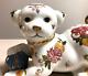 The Imperial Puppy of Satsuma Porcelain Hand Painted Sculpture YUKI MORIOKA 1987