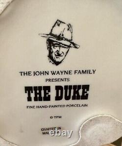 The John Wayne Family Presents The Duke Fine Hand-Painted Porcelain Figurine