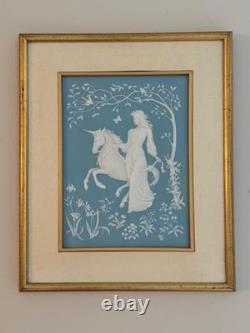 The Lady and The Unicorn Porcelain By George McMonigle Franklin Mint Wedgewood