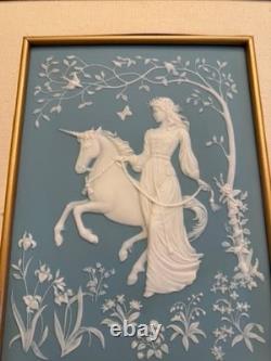 The Lady and The Unicorn Porcelain By George McMonigle Franklin Mint Wedgewood