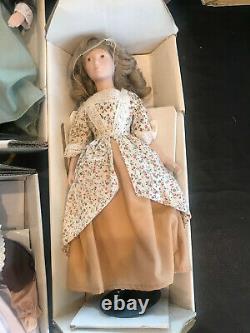 The Little Maids of the Thirteen Colonies Franklin Heirloom Dolls Box Set Lot 13