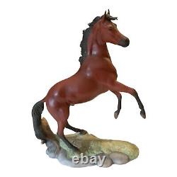 The Red Pony Franklin Mint Fine Porcelain Statue Horse Figurine Pamela Du Boulay