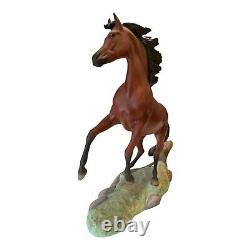 The Red Pony Franklin Mint Fine Porcelain Statue Horse Figurine Pamela Du Boulay