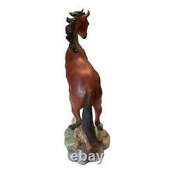 The Red Pony Franklin Mint Fine Porcelain Statue Horse Figurine Pamela Du Boulay