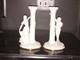 The Romeo & Juliet Candlesticks Fine Porcelain 1986 The Franklin Mint