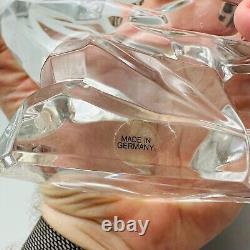 The Siberian Tiger Figurine with Lead Crystal Base 1995 Franklin Mint Great Cond